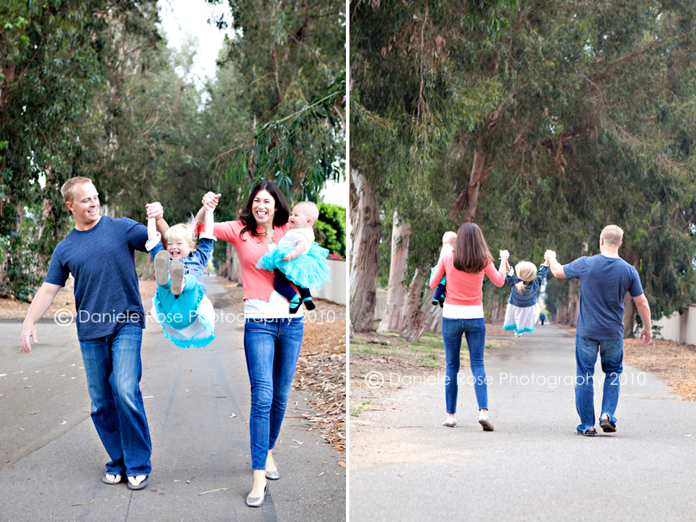Ventura Photographer • Ventura Family Portraits A family laughs and smiles during their portraits.